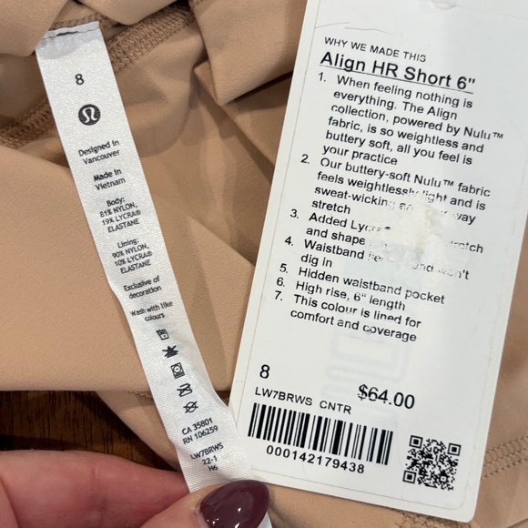 Lululemon Align High-Rise Short 6" Contour - Picture 6 of 6